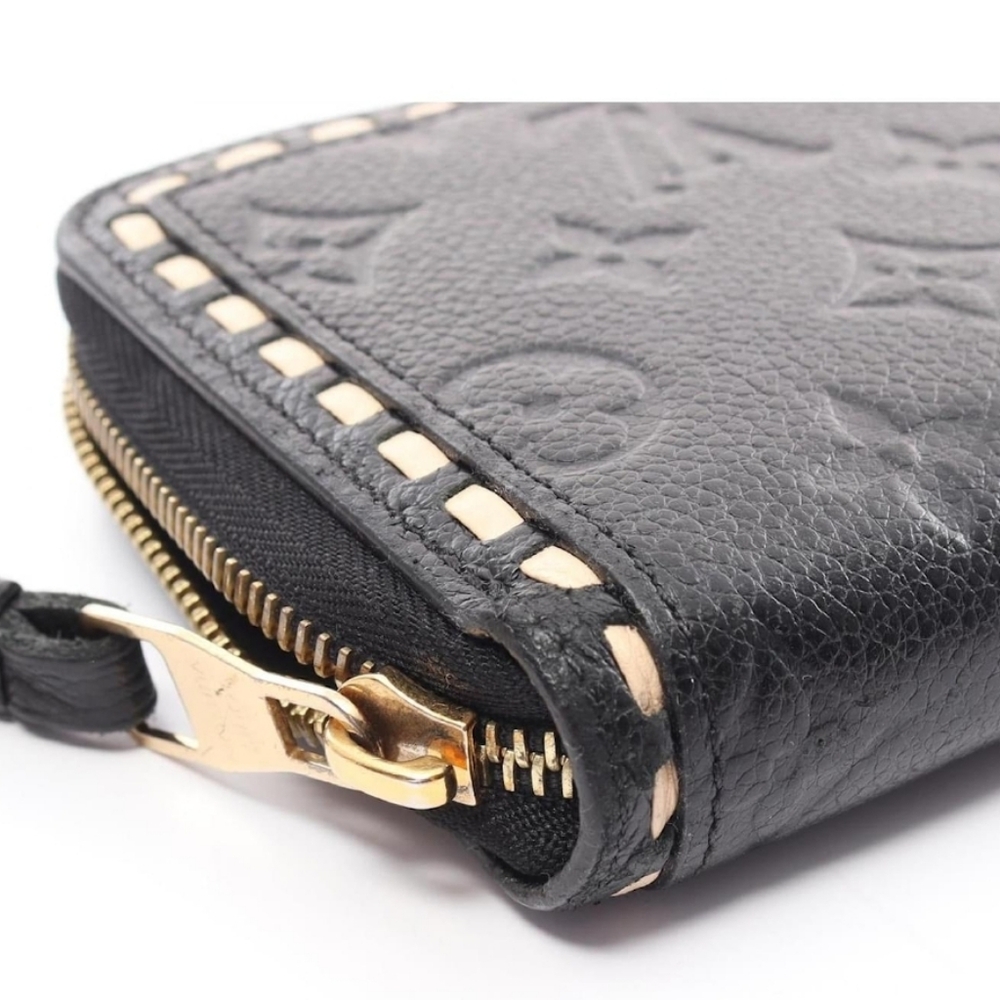 Louis Vuitton Monogram Empreinte Wallet Women Men Stitch Zippy Long - Picture 10 of 12
